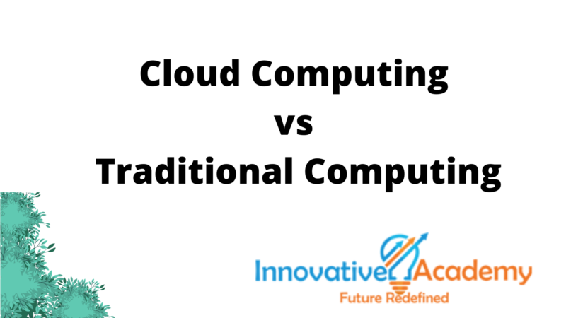 Cloud computing vs traditional computing; The demand for certified professionals